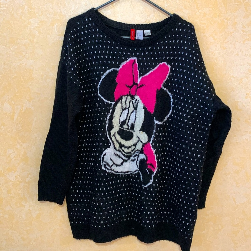 Oversized Minnie, Mouse Sweater From H&M